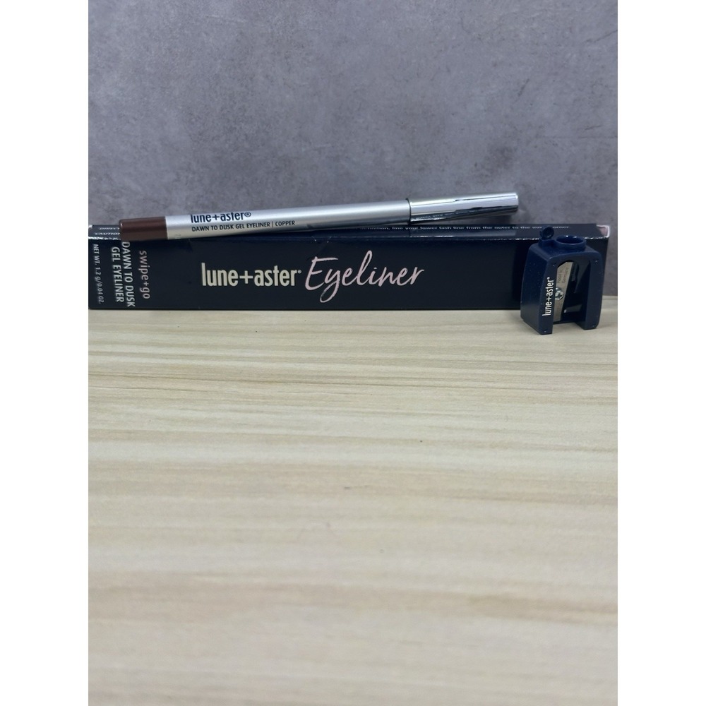 Lune + Aster Swipe + Go Dawn to Dusk Gel Eyeliner Copper  .04 oz New in Box